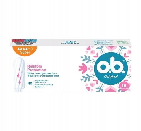 Tampony OB ORGINAL Super, 16 szt. 50141