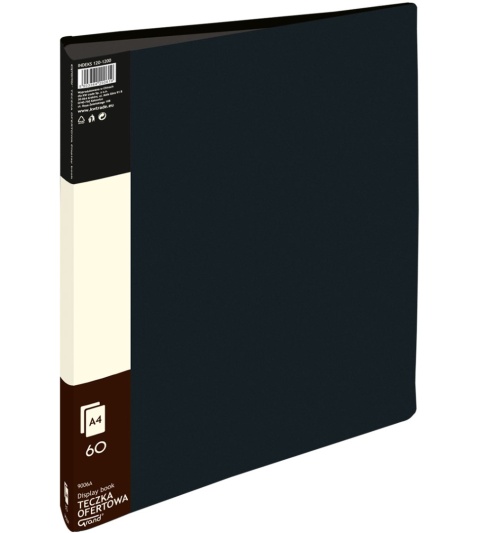 Teczka ofertowa 9006A, czarny, 60 koszulek GRAND 120-1200
