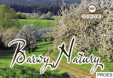 Terminarz Domowy 200x218mm 2027, Barwy Natury, kalendarz jednodzielny 200x285mm, Michalczyk i Prokop TW-10-5