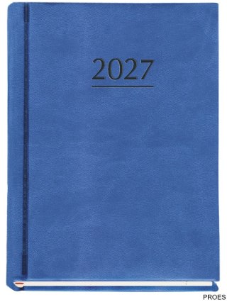 Terminarz MARTA B6 2027, niebieski 120x165mm, kalendarz 1 tydzień na 2 stronach, Michalczyk i Prokop T-215V-N