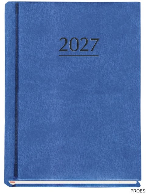 Terminarz MARTA B6 2027, niebieski 120x165mm, kalendarz 1 tydzień na 2 stronach, Michalczyk i Prokop T-215V-N