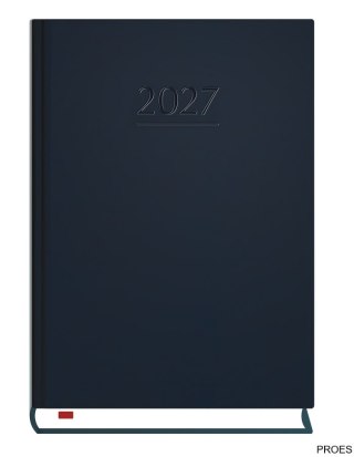 Terminarz Powszechny B6 2027, granatowy, kalendarz dzienny, Michalczyk i Prokop T-200V-G
