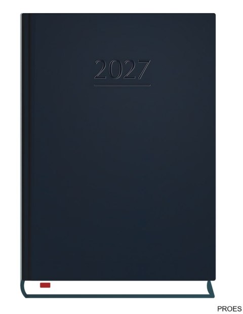 Terminarz Powszechny B6 2027, granatowy, kalendarz dzienny, Michalczyk i Prokop T-200V-G