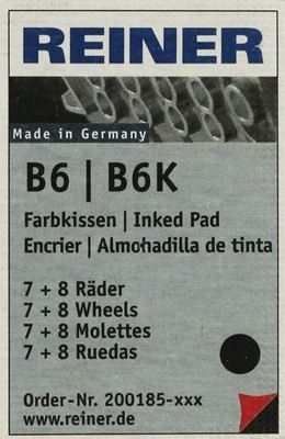 Wkład C6 do B6 B6K niebieski TRODAT