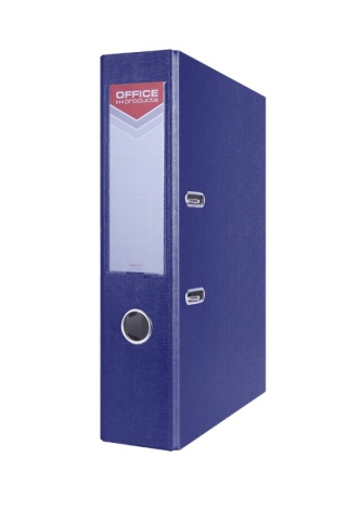 Segregator OFFICE PRODUCTS Officer, PP, A4/75mm, granatowy, 21011211-03