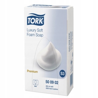 TORK Mydło w piance luksusowe, białe, 800 ml, 500902