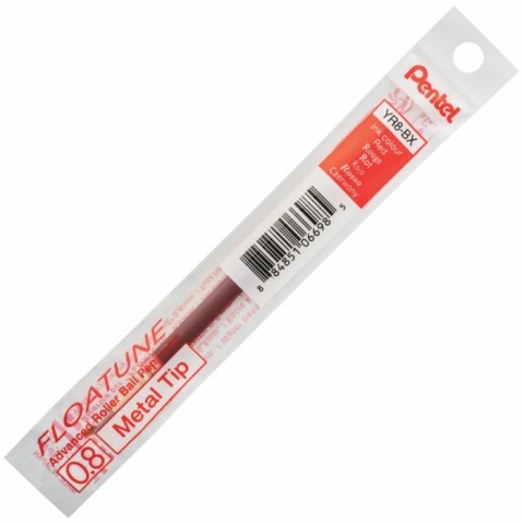 Wkład FLOATUNE 0,8mm czerwony YR8-BX Pentel