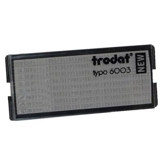 Zestaw czcionek 3mm 6003 POL TRODAT (X) SALE