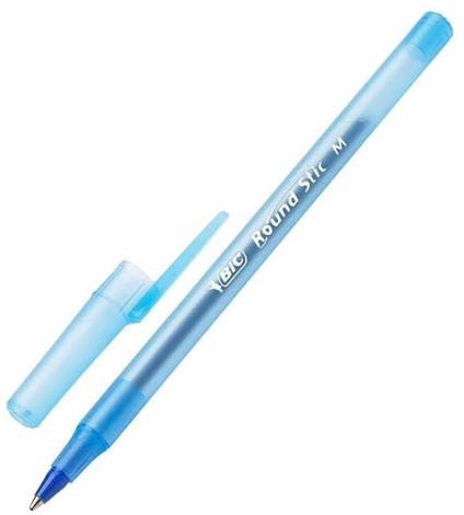 bic round stick niebieski